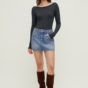 Dynamite Denim Mini Skirt